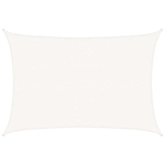 Sunshade Sail 160 g/m² White 3.5x5 m HDPE