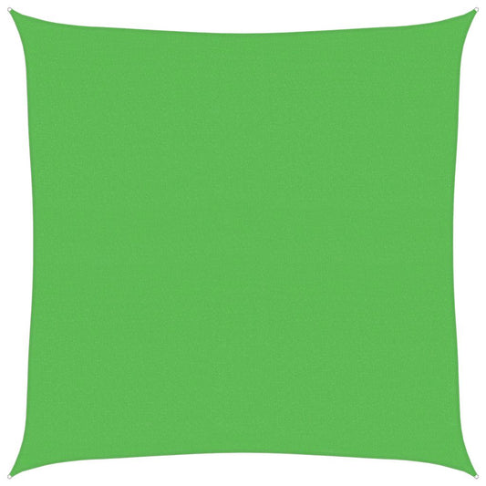 311278 vidaXL Sunshade Sail 160 g/m² Light Green 5x5 m HDPE