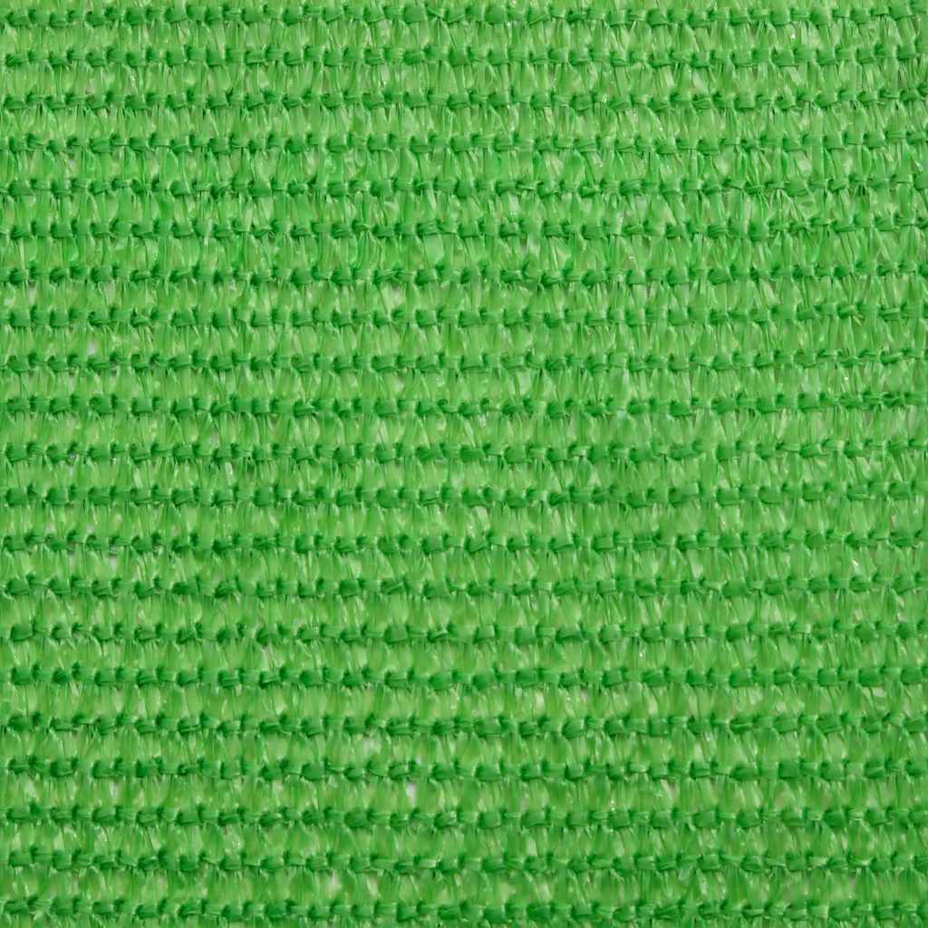 311279 vidaXL Sunshade Sail 160 g/m² Light Green 6x6 m HDPE