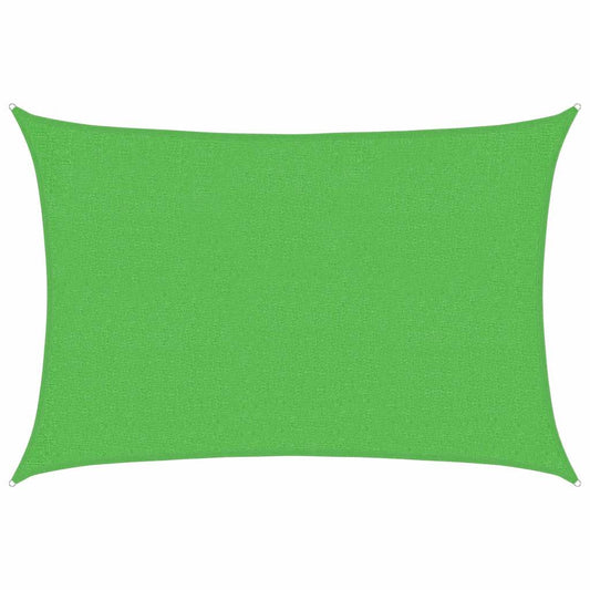 Sunshade Sail 160 g/m² Light Green 2x2.5 m HDPE
