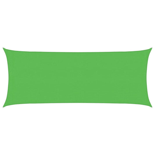 Sunshade Sail 160 g/m² Light Green 2x4.5 m HDPE
