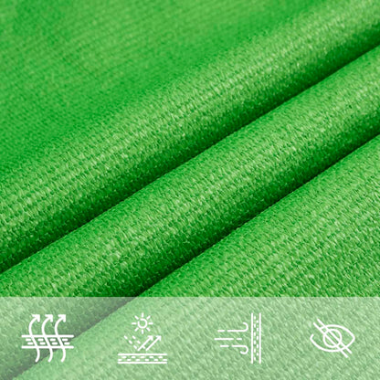 Sunshade Sail 160 g/m² Light Green 2x4.5 m HDPE