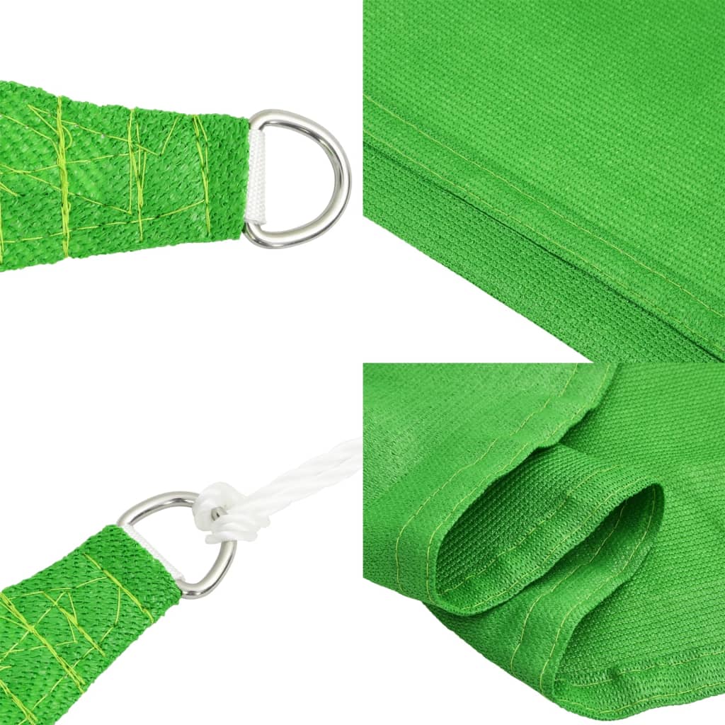 Sunshade Sail 160 g/m² Light Green 2.5x3.5 m HDPE