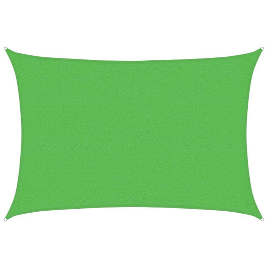 Sunshade Sail 160 g/m² Light Green 2.5x4 m HDPE