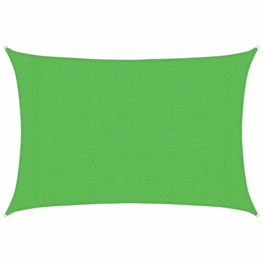 311293 vidaXL Sunshade Sail 160 g/m² Light Green 3x4,5 m HDPE