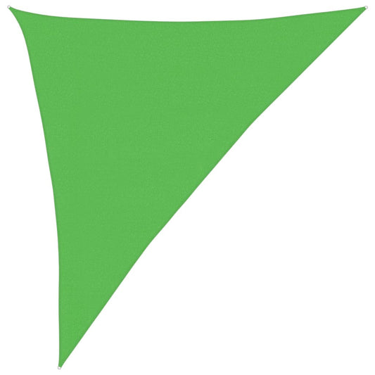 311311 vidaXL Sunshade Sail 160 g/m² Light Green 3x4x5 m HDPE