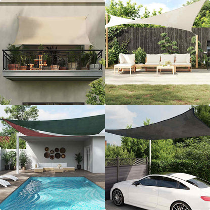 Sunshade Sail 160 g/m² Terracotta 2x3 m HDPE