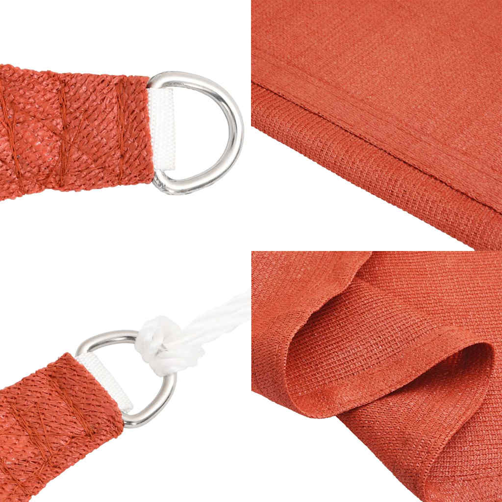 Sunshade Sail 160 g/m² Terracotta 2x4 m HDPE