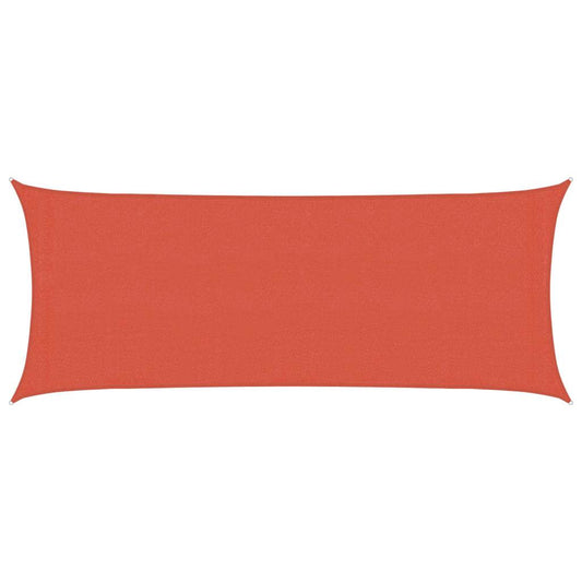 311341 vidaXL Sunshade Sail 160 g/m² Terracotta 2x5 m HDPE