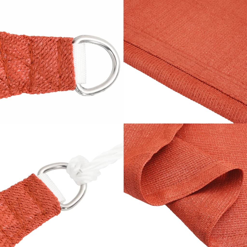 Sunshade Sail 160 g/m² Terracotta 2.5x4.5 m HDPE