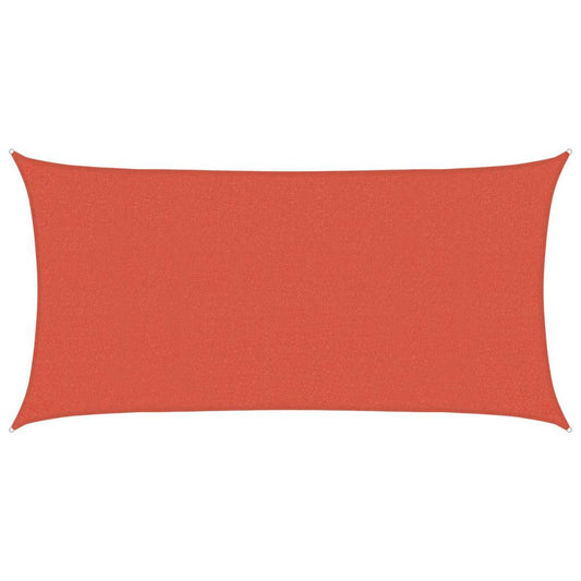 311346 vidaXL Sunshade Sail 160 g/m² Terracotta 2,5x5 m HDPE