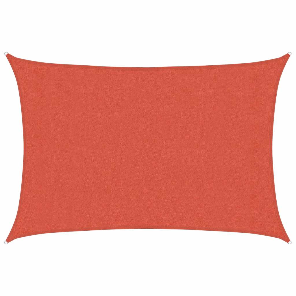 Sunshade Sail 160 g/m² Terracotta 3x4.5 m HDPE