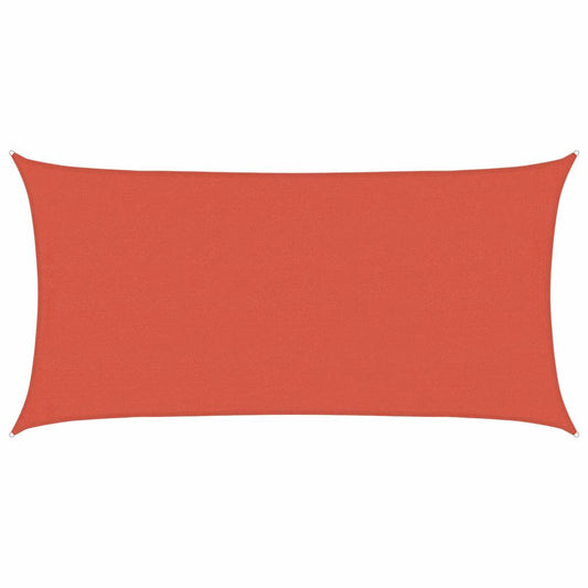 311355 vidaXL Sunshade Sail 160 g/m² Terracotta 4x7 m HDPE