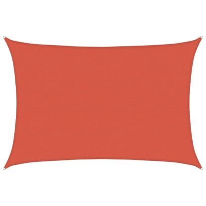Sunshade Sail 160 g/m² Terracotta 5x6 m HDPE