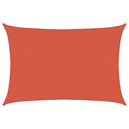 Sunshade Sail 160 g/m² Terracotta 5x7 m HDPE