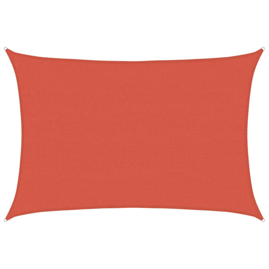311357 vidaXL Sunshade Sail 160 g/m² Terracotta 5x7 m HDPE