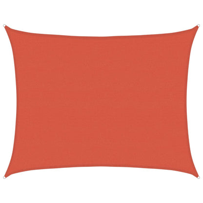 Sunshade Sail 160 g/m² Terracotta 6x8 m HDPE