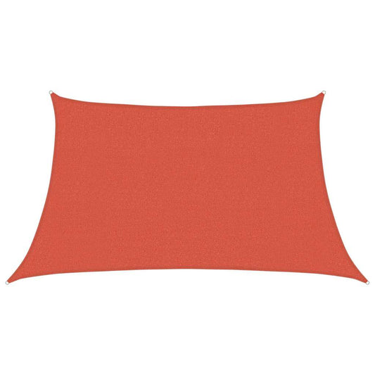 Sunshade Sail 160 g/m² Terracotta 3/4x2 m HDPE