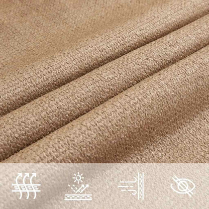 Sunshade Sail 160 g/m² Taupe 2.5x2.5 m HDPE