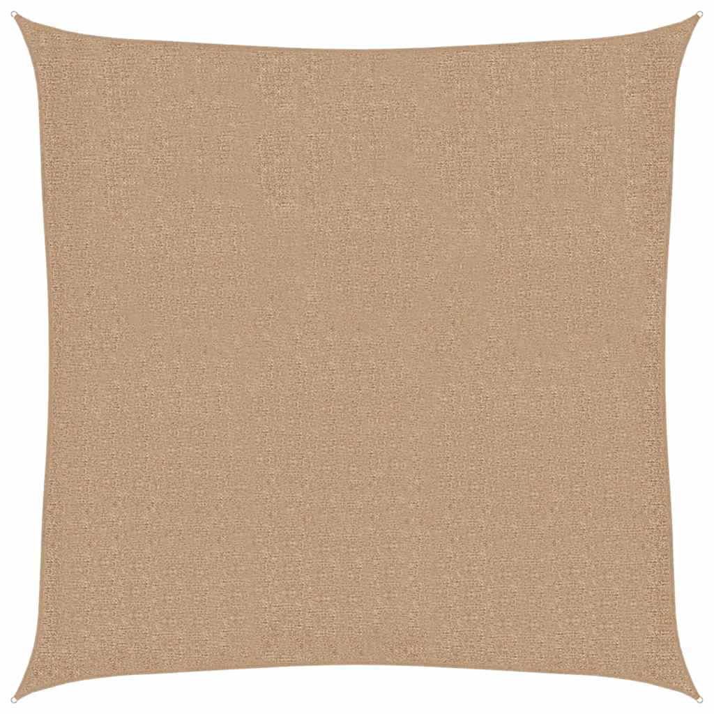 Sunshade Sail 160 g/m² Taupe 5x5 m HDPE