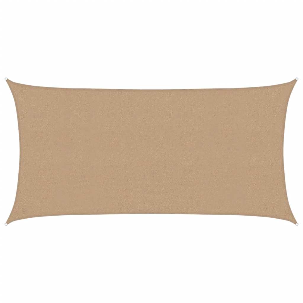 Sunshade Sail 160 g/m² Taupe 2x3.5 m HDPE