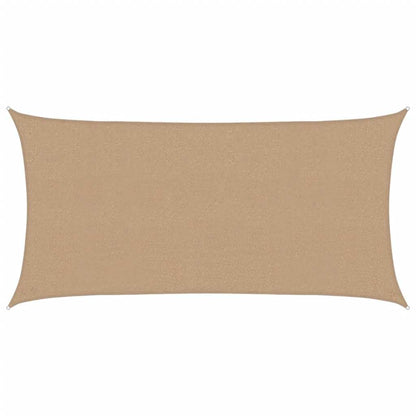 Sunshade Sail 160 g/m² Taupe 2x3.5 m HDPE