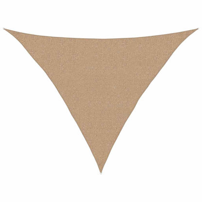 Sunshade Sail 160 g/m² Taupe 2.5x2.5x3.5 m HDPE