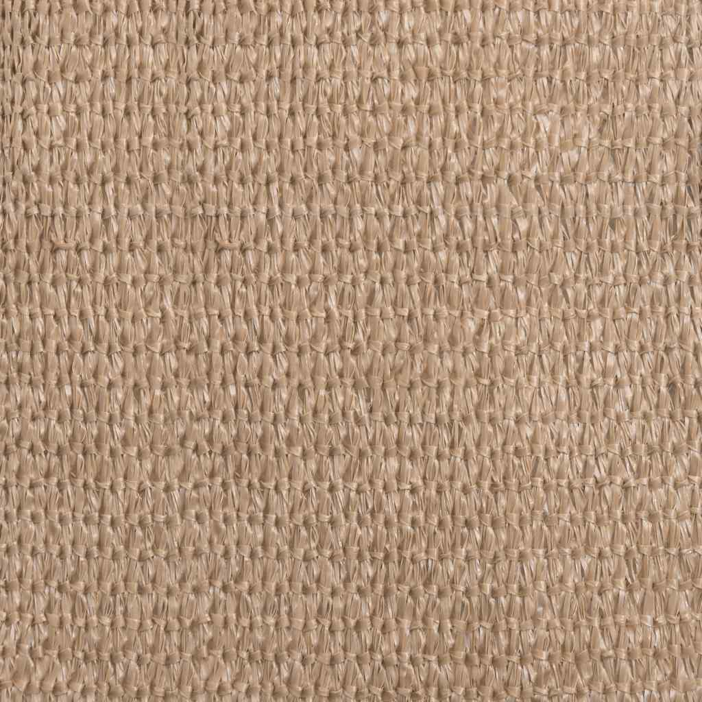 Sunshade Sail 160 g/m² Taupe 3.5x3.5x4.9 m HDPE
