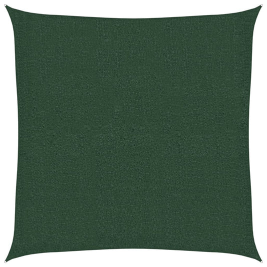 Sunshade Sail 160 g/m² Dark Green 2x2 m HDPE