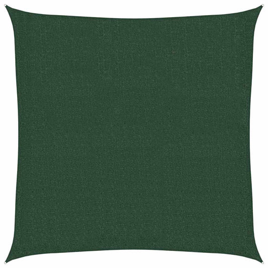 Sunshade Sail 160 g/m² Dark Green 2.5x2.5 m HDPE