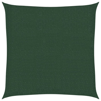 Sunshade Sail 160 g/m² Dark Green 3.6x3.6 m HDPE