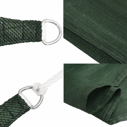 Sunshade Sail 160 g/m² Dark Green 2x4.5 m HDPE