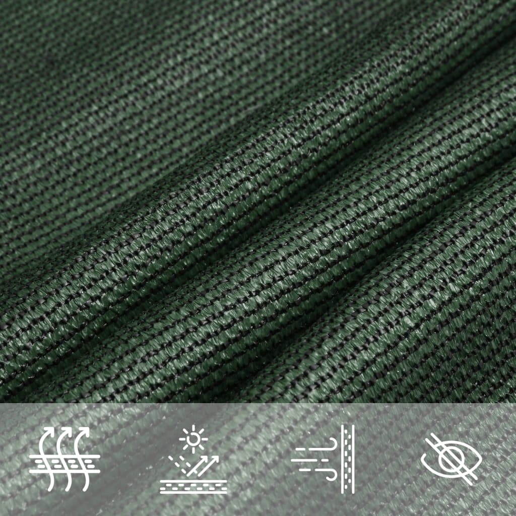 Sun Sail | Dark Green | HDPE | 4x4x4 m | Sun Sail | Triangular