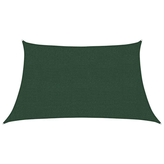 Sunshade Sail 160 g/m² Dark Green 3/4x2 m HDPE