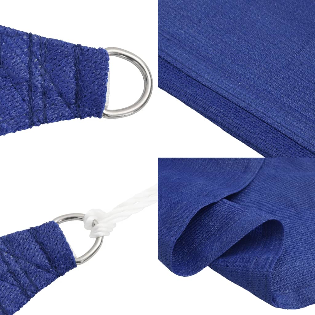 Sunshade Sail 160 g/m² Square Blue 3.6x3.6 m HDPE