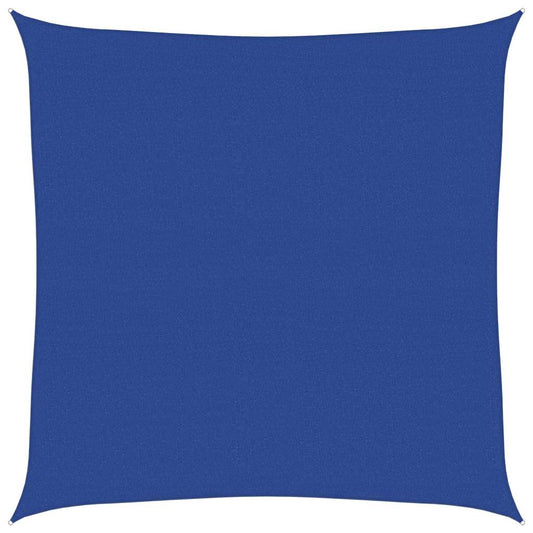 Sunshade Sail 160 g/m² Square Blue 5x5 m HDPE