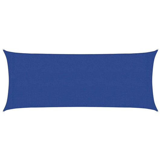 311506 vidaXL Sunshade Sail 160 g/m² Blue 2x5 m HDPE