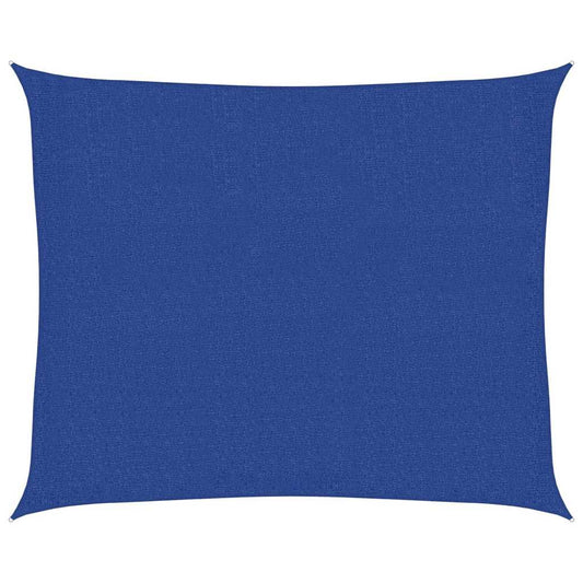 311507 vidaXL Sunshade Sail 160 g/m² Blue 2,5x3 m HDPE