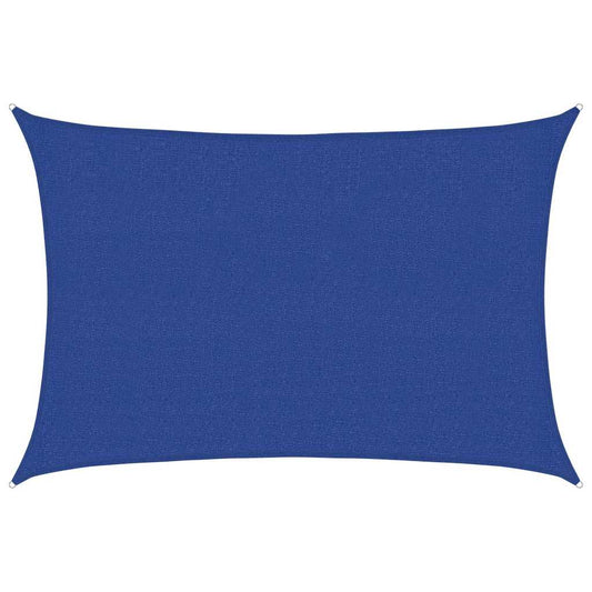 Sunshade Sail 160 g/m² Blue 2.5x3.5 m HDPE