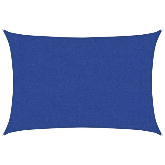 Sunshade Sail 160 g/m² Rectangular Blue 3x4,5 m HDPE
