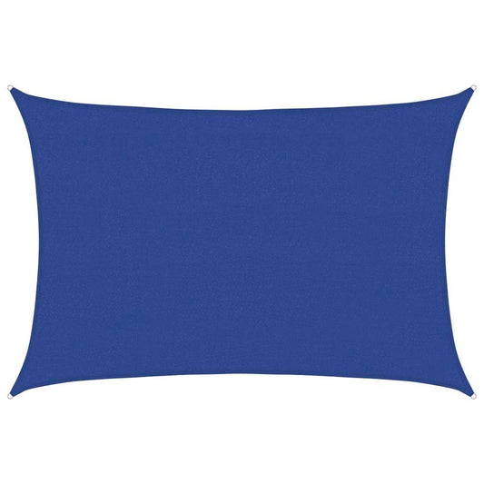 Sunshade Sail 160 g/m² Rectangular Blue 4x5 m HDPE