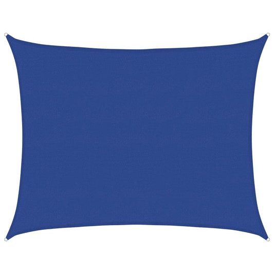 Sunshade Sail 160 g/m² Rectangular Blue 6x7 m HDPE