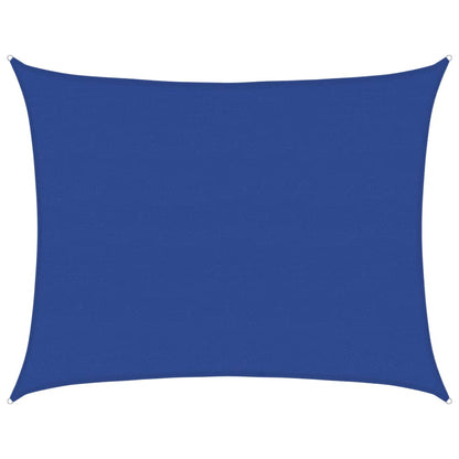 Sunshade Sail 160 g/m² Rectangular Blue 6x8 m HDPE