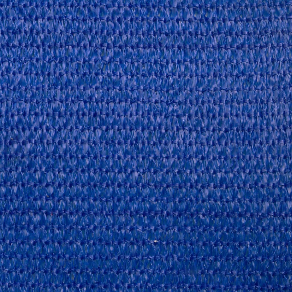 Sunshade Sail 160 g/m² Blue 3.5x3.5x4.9 m HDPE