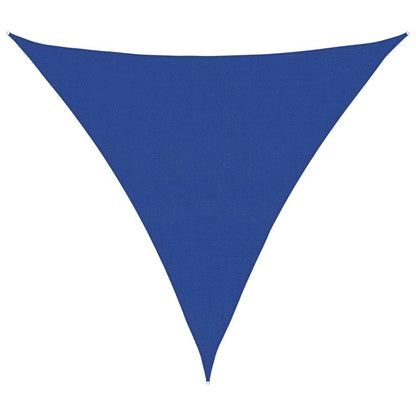 Sunshade Sail 160 g/m² Triangular Blue 5x5x5 m HDPE