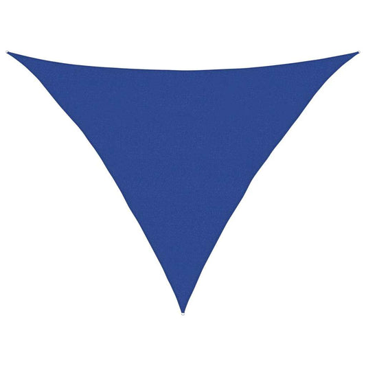 Sunshade Sail 160 g/m² Triangular Blue 5x5x6 m HDPE