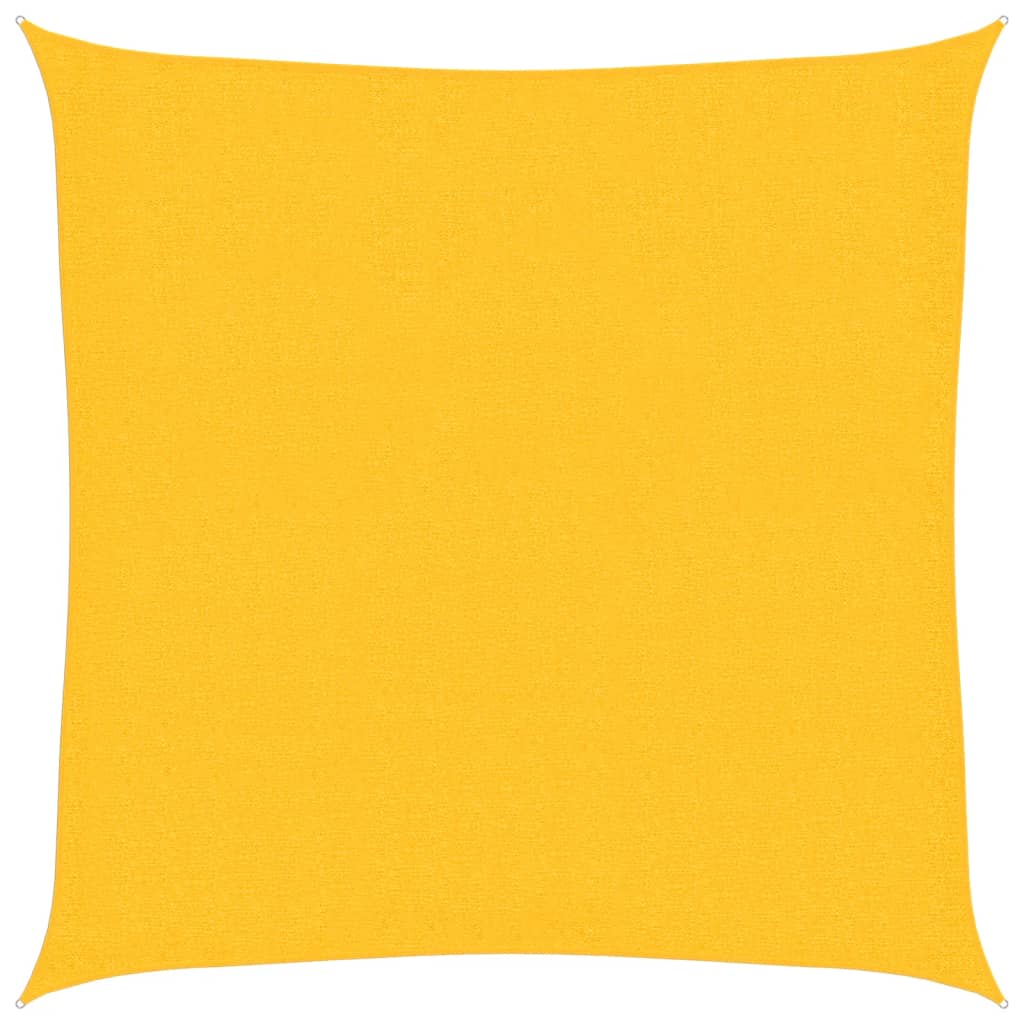 Sunshade Sail 160 g/m² Yellow 2x2 m HDPE