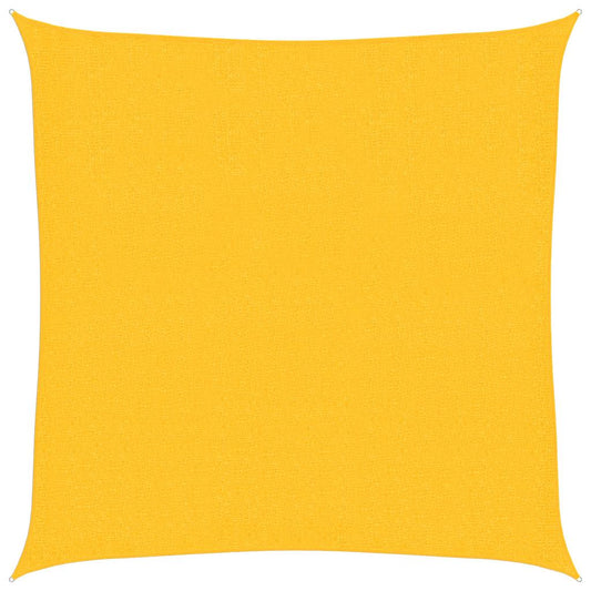 311547 vidaXL Sunshade Sail 160 g/m² Yellow 2x2 m HDPE