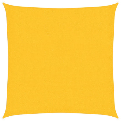 Sunshade Sail 160 g/m² Yellow 3.6x3.6 m HDPE