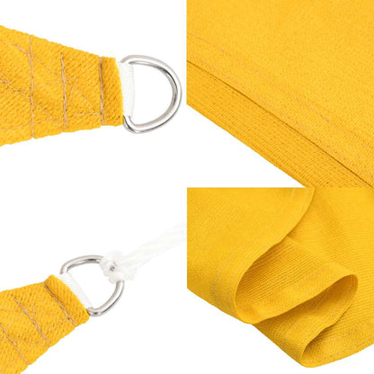 Sunshade Sail 160 g/m² Rectangular Yellow 5x6 m HDPE
